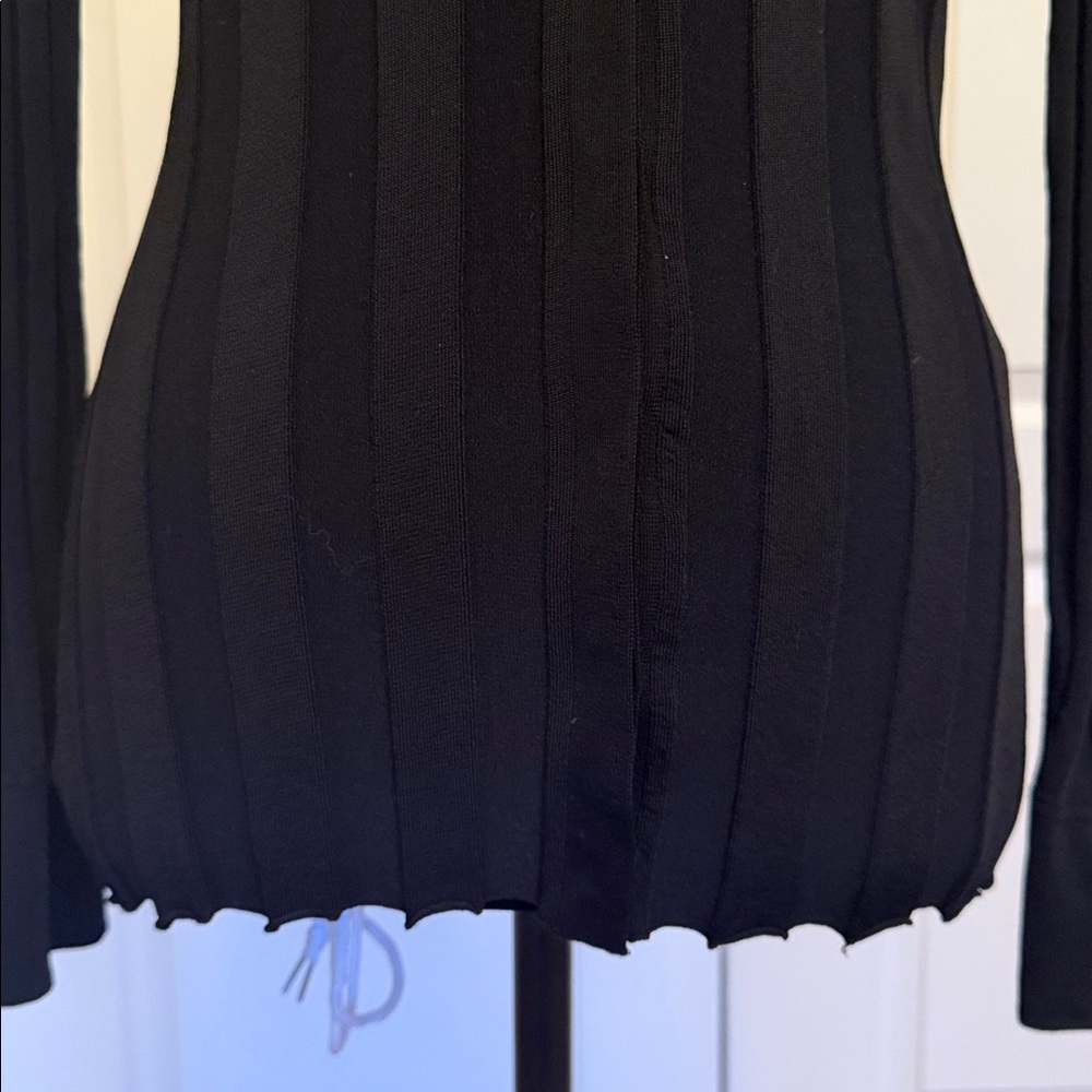 SANDRO Aurel Ribbed Collared Cardigan - Picture 8 of 13